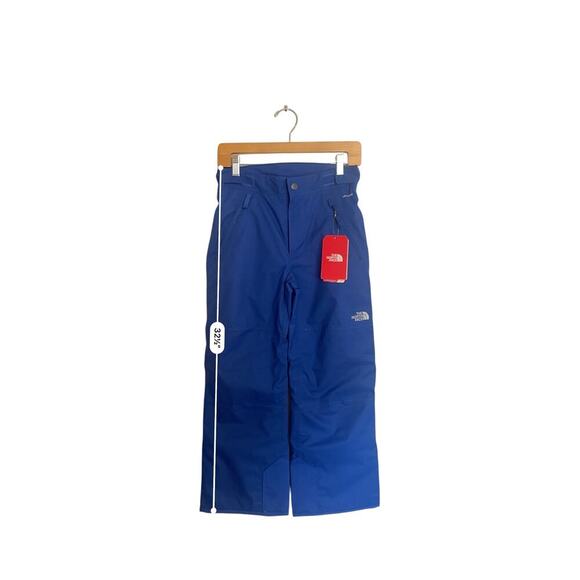 NWT The North Face Boys Freedom Insulated Ski Pants Waterproof Blue Size M 10-12 - Picture 9 of 9